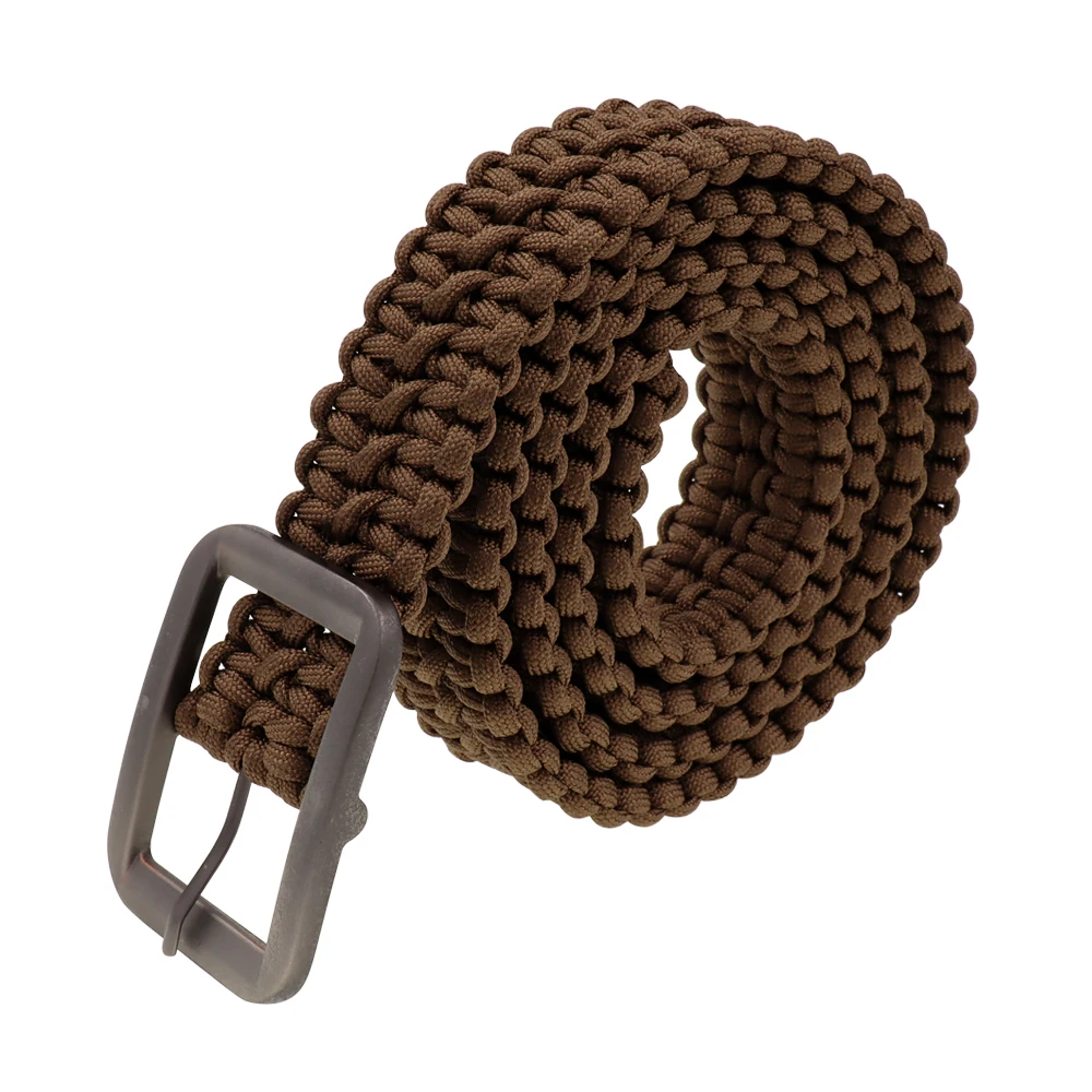 التكتيكية 550 Paracord المظلة الحبل حزام خصر بقاء سير منسوج التخييم الصيد التنزه بقاء الطوارئ مع مشبك معدني