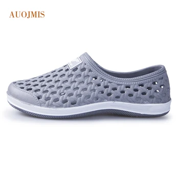

AUOJMIS 2019 new trend fashion casual hole shoes water shoes hollow breathable beach fashion shoes