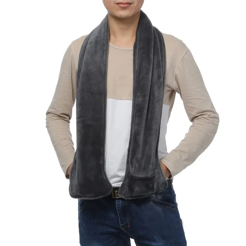 Unisex Winter Electric Heating Adjustable Warming Shawl Neck Scarf Outdoor handkerchief women's scarves hijab scarf 40MA0806