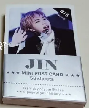 

BTS Mini Postcard Set - 56sheets - [UnOfficial] JIN - Version (ONLY JIN postcard 56sheets)