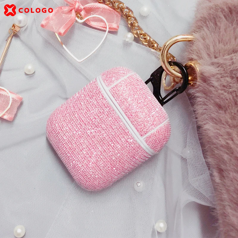 New Glitter all inclusive AirPods Case for Apple AirPods 1/2 personality Bluetooth Headset Box Wireless Earphone Charging Cover