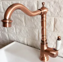 Cheap Swivel Spout Water Tap Antique Red Copper Single Handle Single Hole Kitchen Sink & Bathroom Faucet Basin Mixer Tap anf402 Cheap Swivel Spout Water Tap Antique Red Copper Single Handle Single Hole Kitchen Sink & Bathroom Faucet Basin Mixer Tap anf402