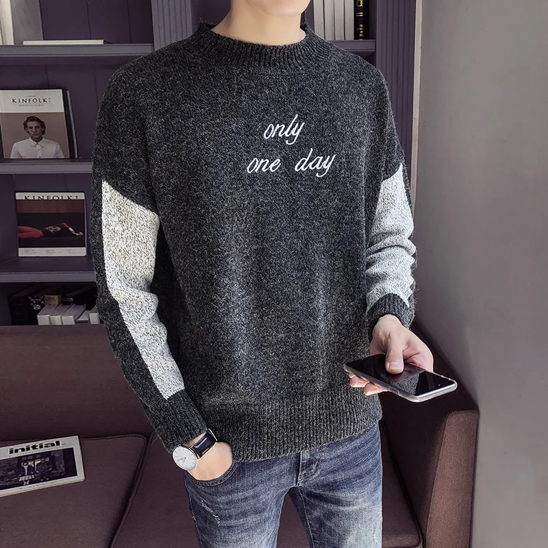 M-XXL зима мужской Рождественский свитер Одежда Мода 2018 г. теплые для мужчин S свитер для пуловер Джемпер sueters толстые SC85