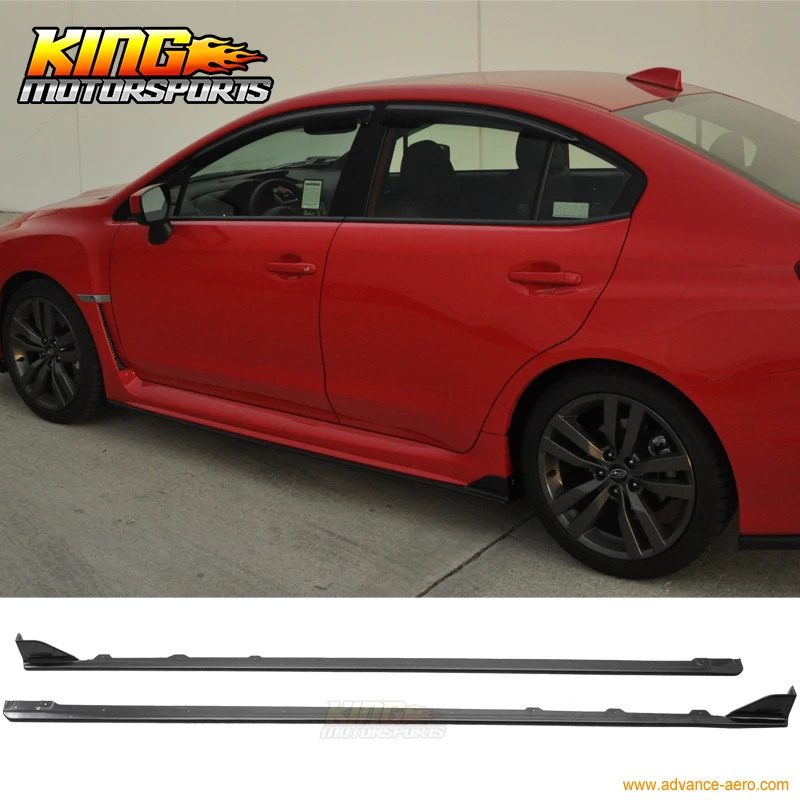 

Fit 15 16 17 Subaru WRX OE STI Style Side Skirts Splitter - ABS USA Domestic Free Shipping