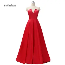 Ruthshen классическое платье Винтаж 20 х годов без бретелек Простой Длинные свадебные Monther вечернее Madre vestidos de noche вечерние платья