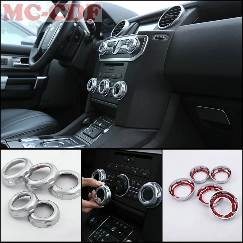 5 шт./компл. для Land Rover Discovery 4 LR4 Range Sport хром громкость и Кондиционер ручки отделка