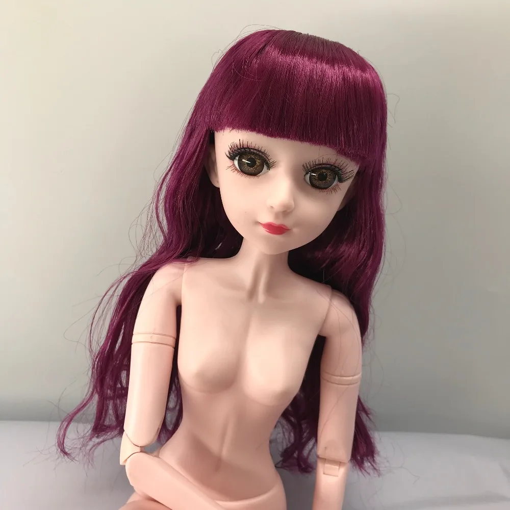 1/3 BJD куклы большие 60 см кукла с красивой головой волос женское тело подвижные 18 суставов 3D настоящие Глаза DIY обнаженные тела Игрушки для девочек