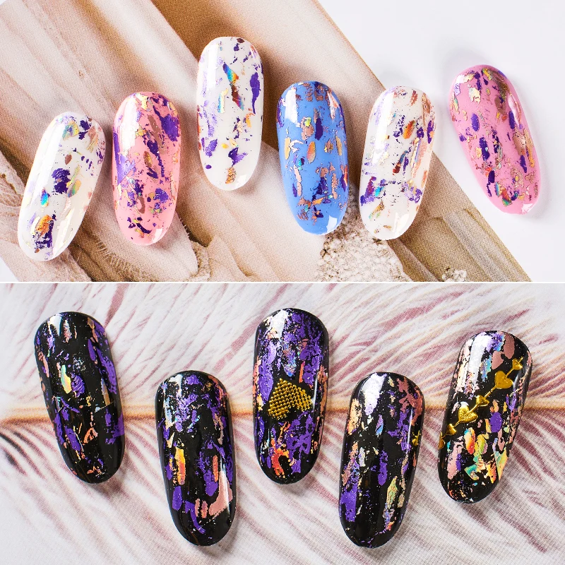RBAN NAIL 7ML Star Starry Sky Nail Foils Manicure Nail Art Glue Clear Adhesive Star Glue for Nail F