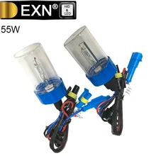 2 шт. H7 HID ксеноновая лампа для автомобилей 12В 55 Вт Автомобильные Ксеноновые лампочки H7 лампа ксеноновая лампа HID фары лампы H76000k 4300 k 8000 k спрятанная фара