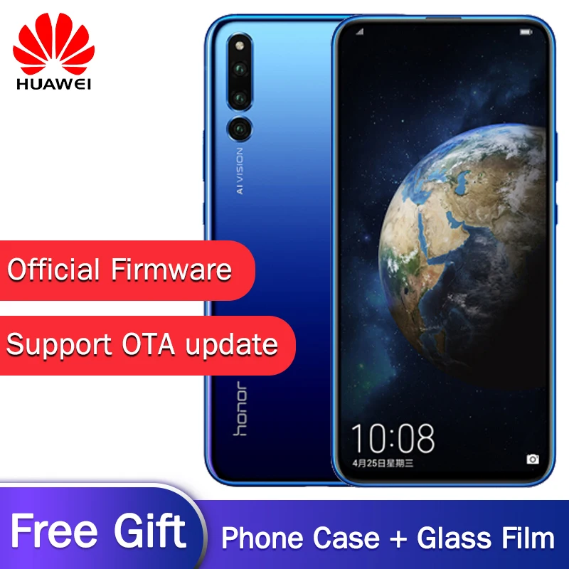 

Original Honor Magic 2 Smartphone 6.39 inch Full Screen FingerPrint Octa Core 3500 mAh 6*Cameras Cell Phone