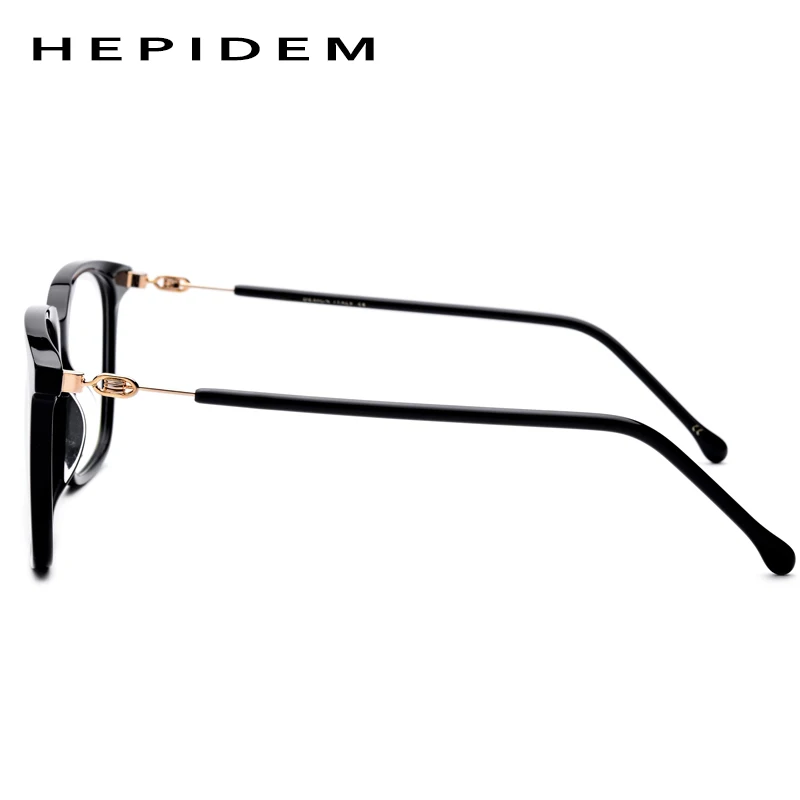 HEPIDEM ацетатные очки, оправа для мужчин и женщин, квадратные очки по рецепту, Ретро стиль, близорукость, оптическая оправа, очки, Безвинтовые очки