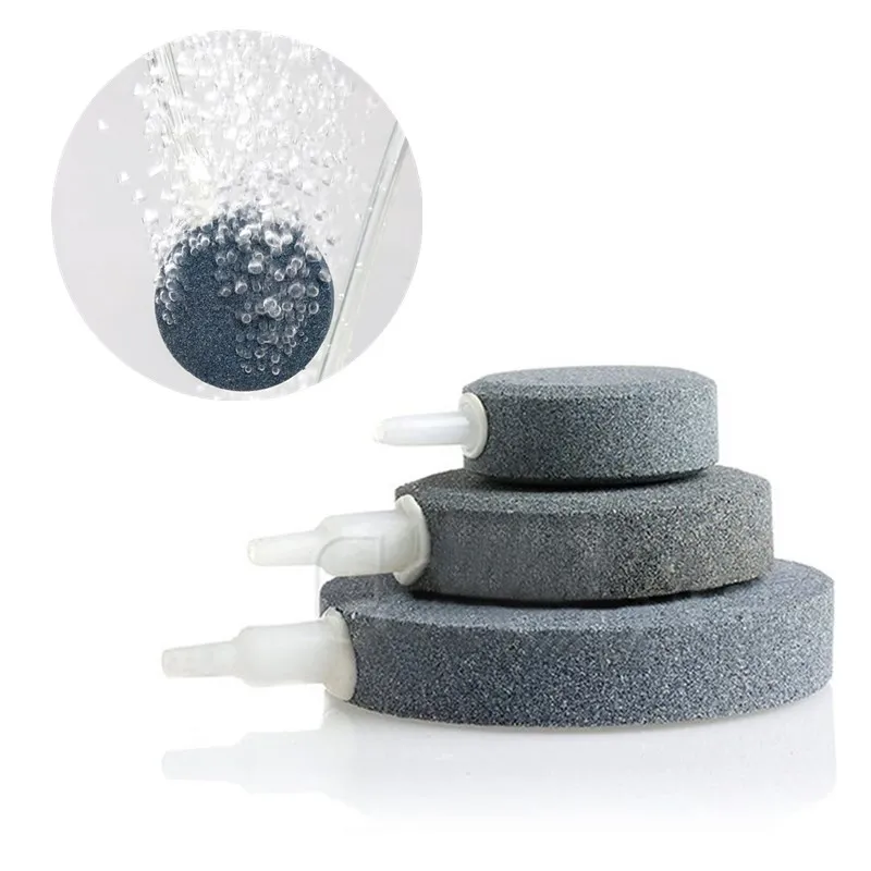 

Aquarium Air Bubble Stone Disk Fish Tank Pond Aerator Oxygen Hydroponic Air Diffuser Disk for Air Pump Aquarium Accessories