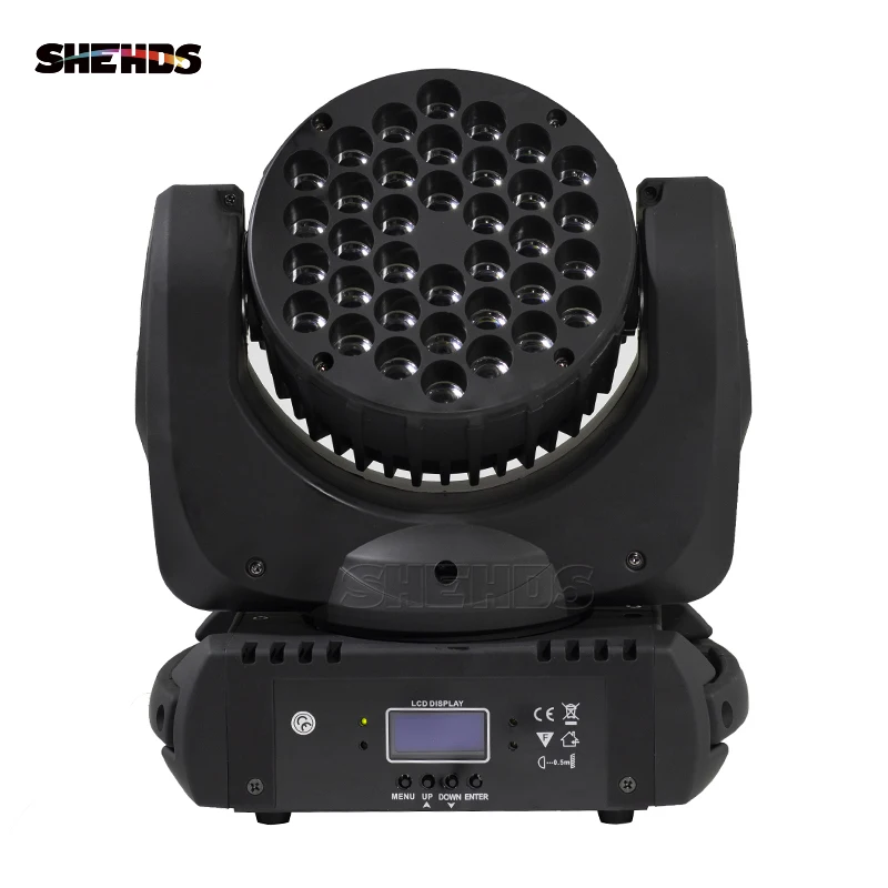 Новый дизайн светодиодный 36x3 Вт Луч движущаяся головка RGB DMX сценический