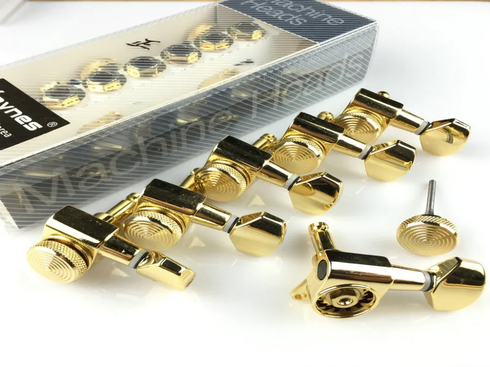 

New Golden Guitar Locking Tuners Electric Guitar Machine Heads Tuners JN-07SP Lock Tuning Pegs ( With packaging )