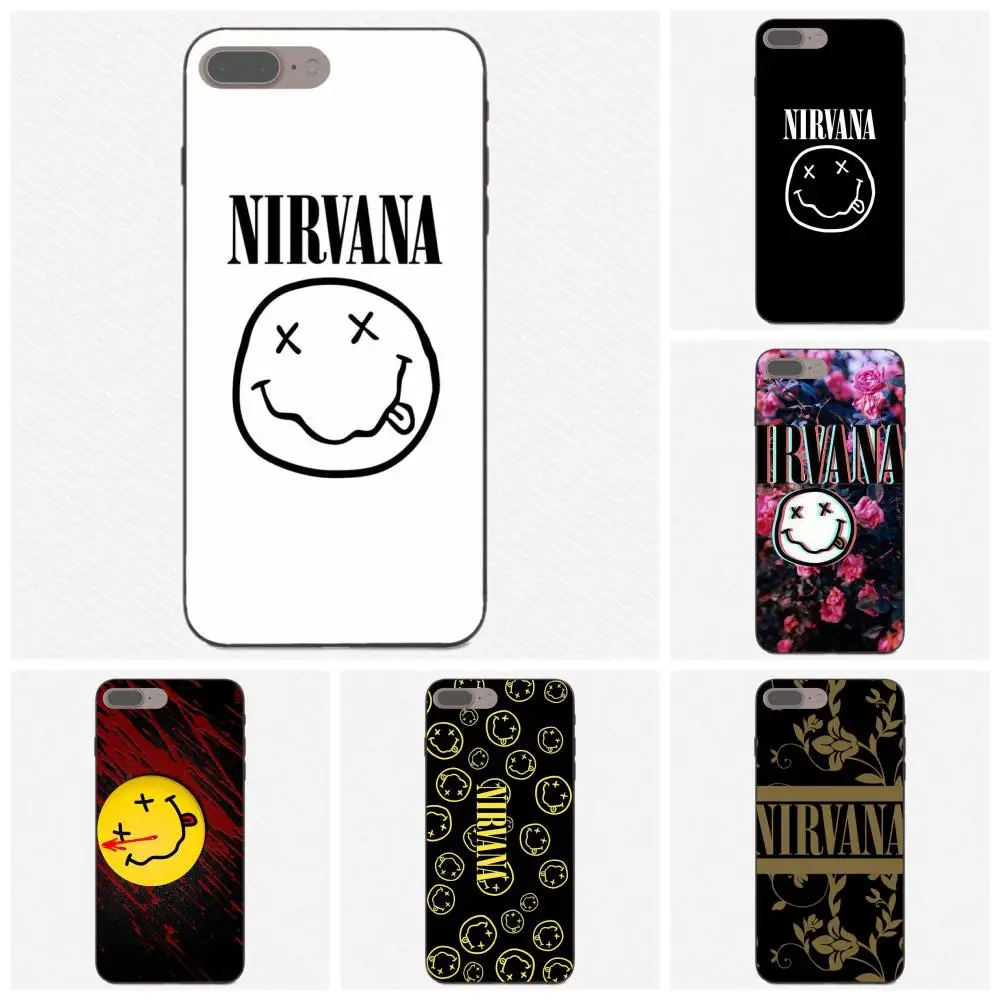 Новый бренд Nirvana хит продаж модный дизайн для Apple iPhone X XS Max XR 4 4S 5 5S SE 6 6S 7 8