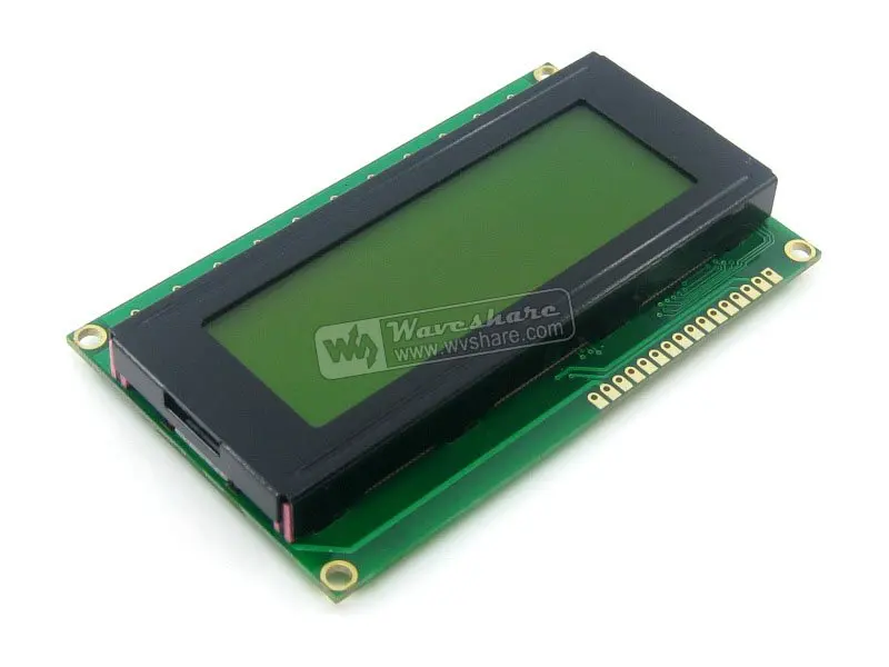 204 20X4 20*4 2004 Character LCD Module LCM Display TN/STN Yellow Backlight Black Character 5V Logic Circuit HD44780 Compatible