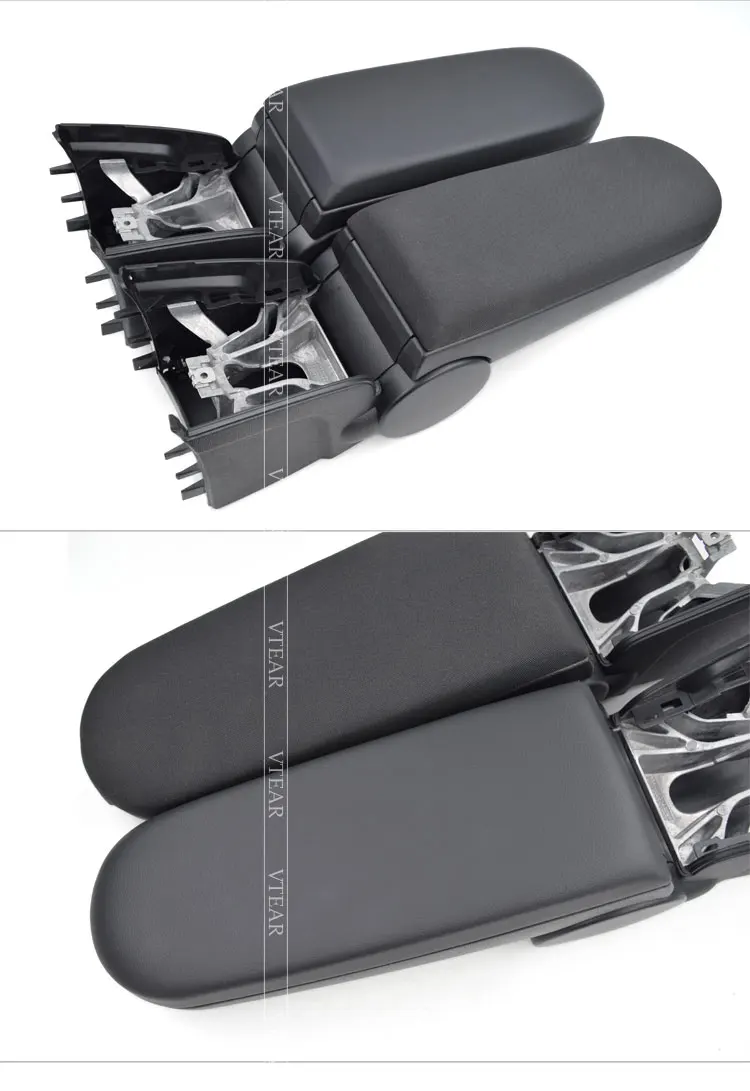 Vtear для Volkswagen VW Polo Подлокотники коробка с подстаканниками кожаный чехол для хранения консоль интерьер автомобиля-Стайлинг аксессуар 2011