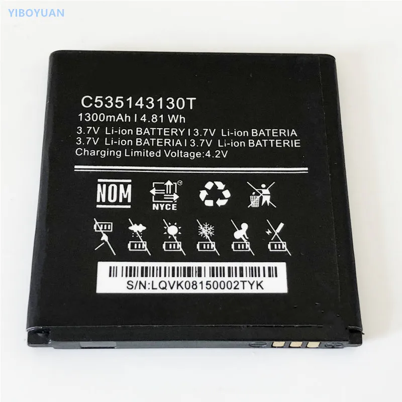 

3.7V 1300mAh C535143130T For BLU A010L A010U Advance 4.0L D350 D370 Dash 3.5 CE Dash 4.0 CE Neo 3.5 Battery