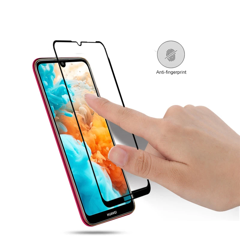 3D стекло для Huawei Y9 2019 защита экрана Защитная пленка от царапин на Y7 Y6 Y 7 6 Pro Prime