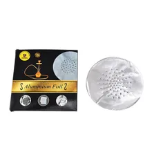 Honeypuff 1 коробка(50 листов) высококлассный кальян Оловянная фольга Аксессуары 13 см кальян перфорированная Оловянная Фольга Кальян аксессуары трубы