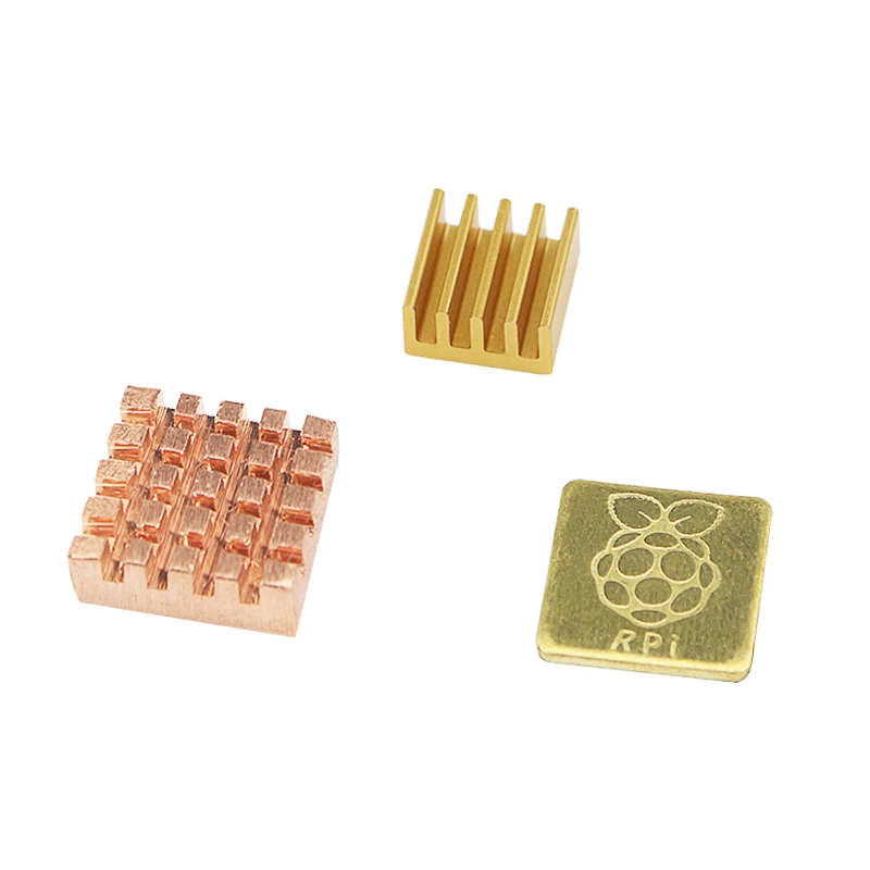 10 шт. Raspberry Pi 3 радиатор Купер алюминиевый Охлаждающая подставка для Model B + Plus Pi3 2B