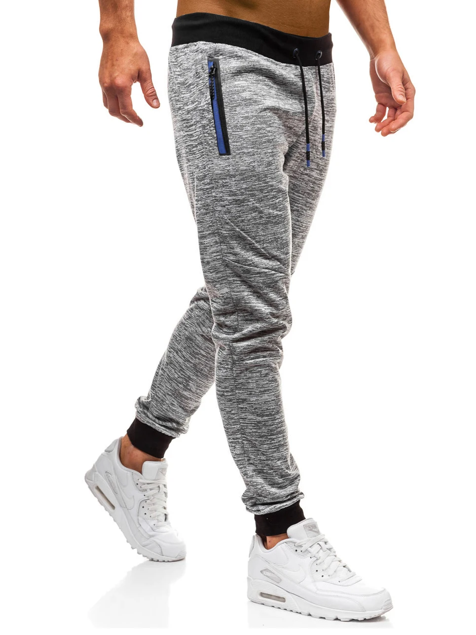 Мужские модные новые брюки большого размера с поясом мужские спортивные брюки на молнии с карманами