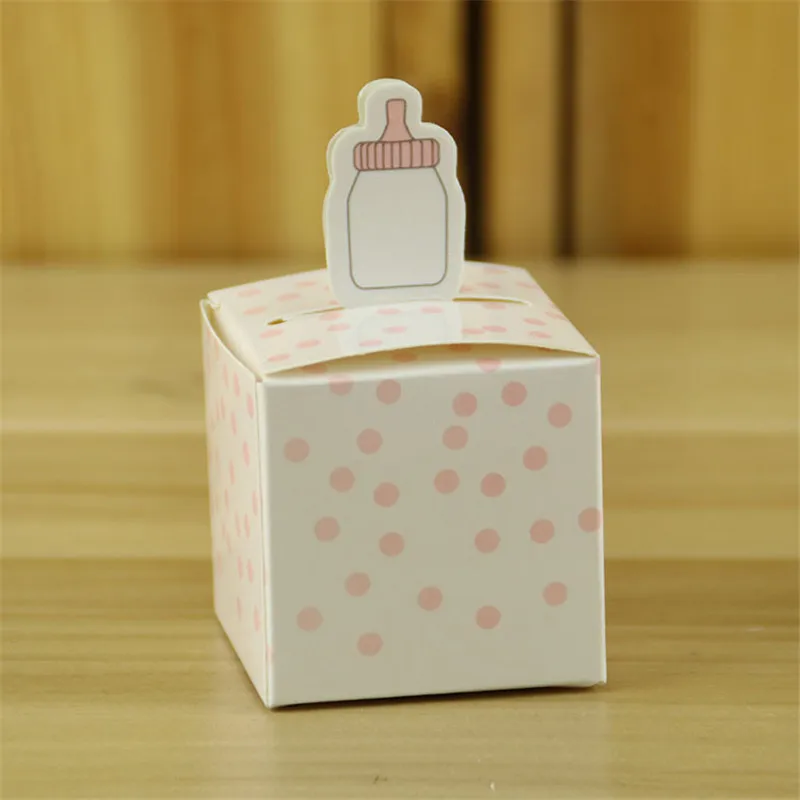 10 шт. Дельфин ниппель драже Подарочная коробка для свадьбы или «нулевого дня рождения» картонная коробка для конфет шоколада упаковочная коробка для торта картона, свадебные декорации - Цвет: pink Nipple box