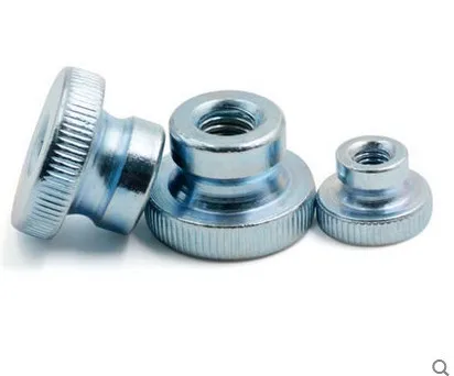 Tuercas De Tapa De Bellota 10-24, Zinc Niquelado - Pack De 40 Piezas Con Rosca Externa Hexagonal