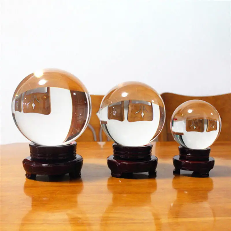 Хрустальный фотообъектив с шариком фотореквизит фон 80 мм Lensball домашний