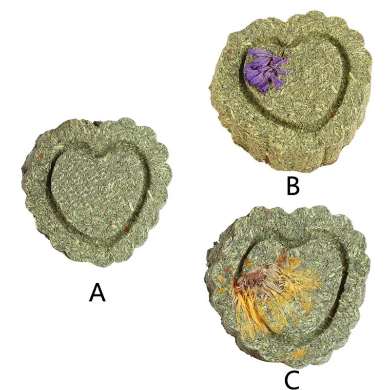 Игрушка для прорезывания зубов хомяка для шлифовальная ветка для попугаев любовь в форме сердца трава торт с цветами для чистки зубов