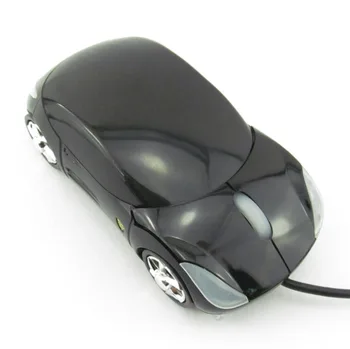 

New 3D Optical USB Wired Mouse Mice 800DPI Car Shape for PC Laptop Notebook Computer Black car-styling Mouse Drop Shipping