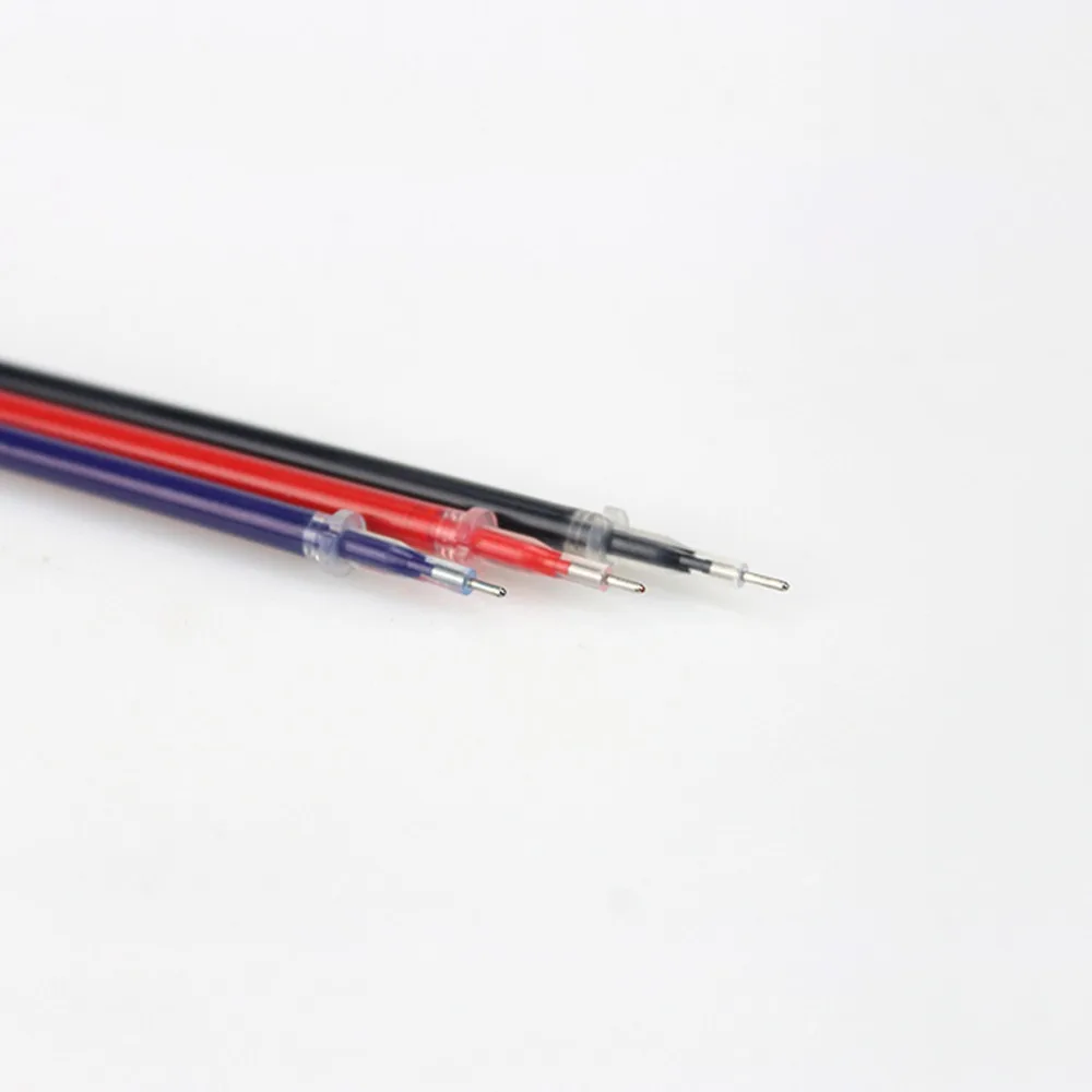10 шт 0,38 мм 0,5 мм гелевые чернила Шариковая ручка заправка черный синий красный канцелярские принадлежности