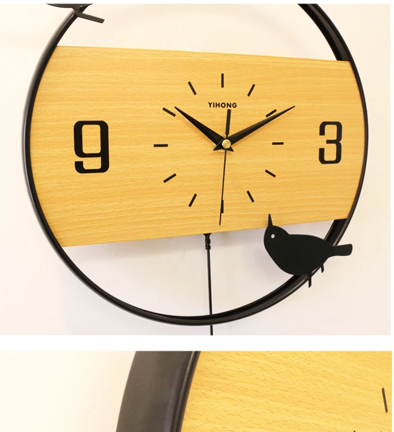 led clock wall clock kids modern wall clock (13)