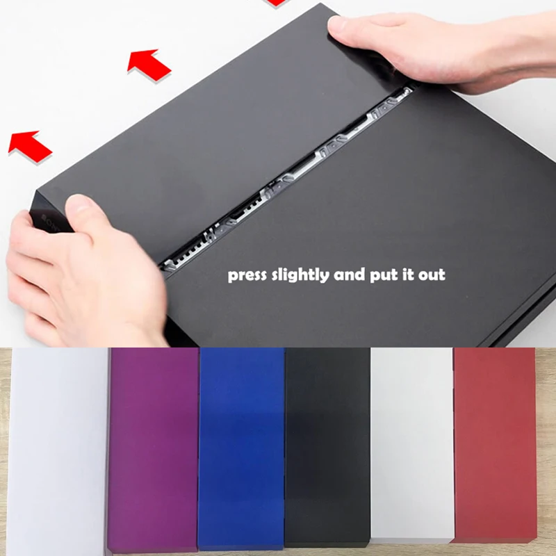 

HDD Bay Cover Hard Disc Drive Cover Case ps 4 faceplate  for Sony Playstation 4 PS4 Host Console Matt Black/White Choice
