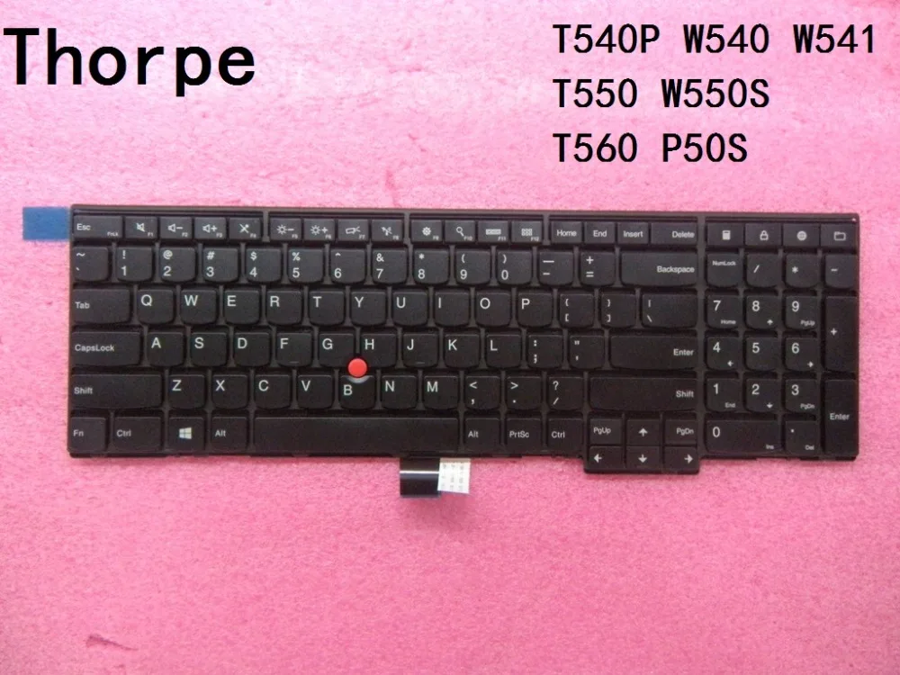 New/Orig US English Keyboard for Thinkpad T540P W540 W541 T550 W550S