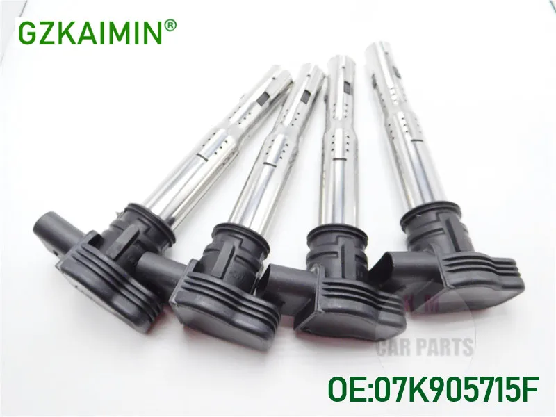 Новая катушка зажигания для Audi A3 A4 A6 S3 TT V-W Beetle Jolf Jett-a Seat Toledo C1394 07K905715F 07K 905 715 F |