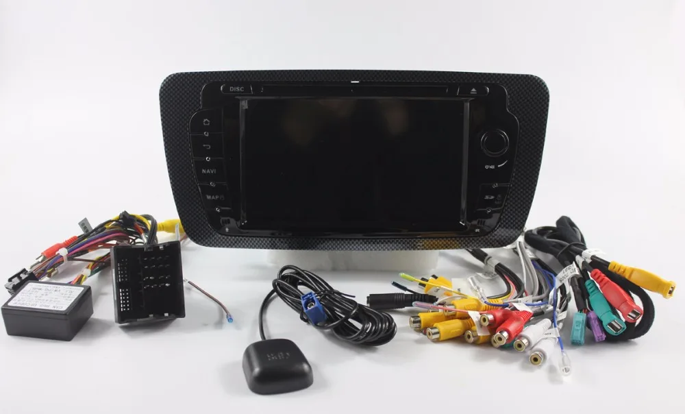 Discount Car Android 8.0 DVD GPS Player For SEAT IBIZA 2009-2013 Octa 8 Core RK3688 4G RAM 32G ROM Radio BT Mirror Link DAB+Wifi MAP 3