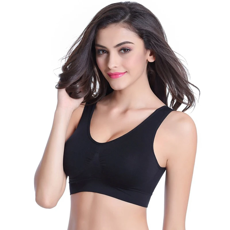 Women Sexy Seamless Bra With pads Big Size Push up Bras Plus Size Underwear Vest Tops Wireless Padded Brassiere drop