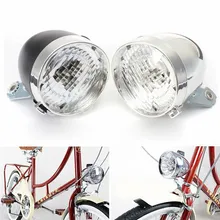 Bicicleta Retro de alta calidad 3 LED luz delantera faro Vintage linterna lámpara nueva