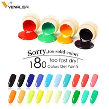 Venalisa CANNI Factory Supply 180 Colors UV/LED Soak Off Professional Nail Salon UV Gel Paint