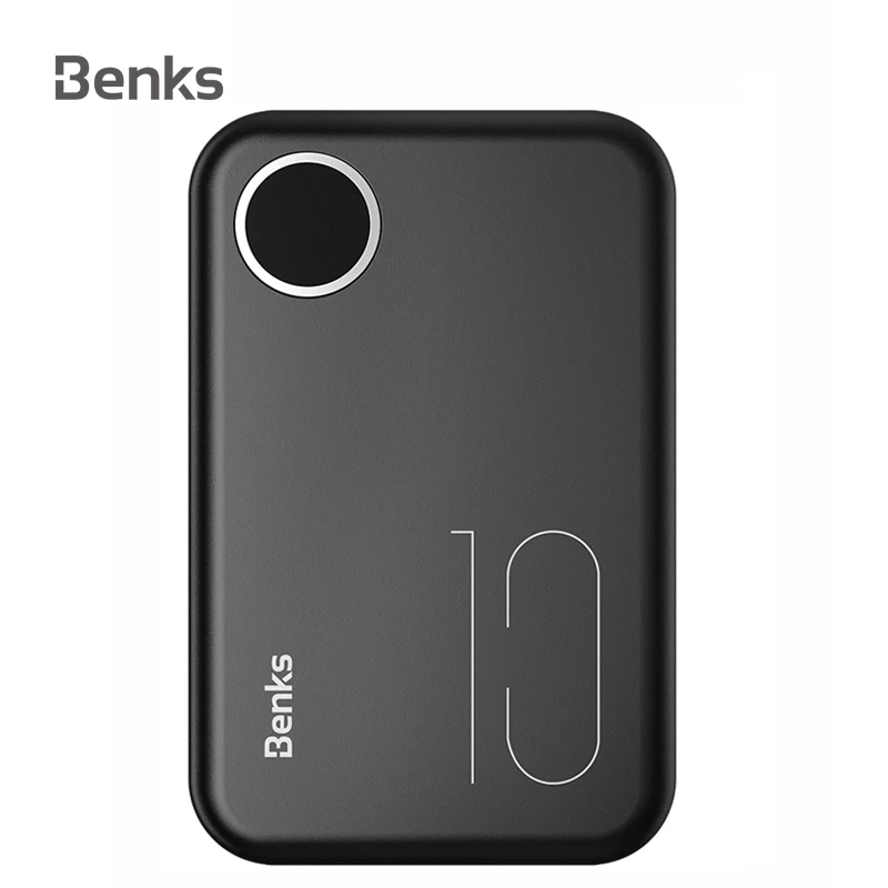 Benks 10000 mAh портативный банк питания двойной USB быстрая зарядка внешний аккумулятор