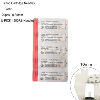 

Tattoo Needles Cartridge 20pcs Clear Tattoo Needles Round Shader Mixed Size 1203RS/1205RS/1207RSTattoo Needles Supplies