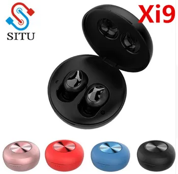 

Bluetooth 5.0 Wireless Earphone Sport Magnetic HIFI in-Ear Mini Earbuds Noise Cancelling Waterproof IPX5 TWS earphone xi9