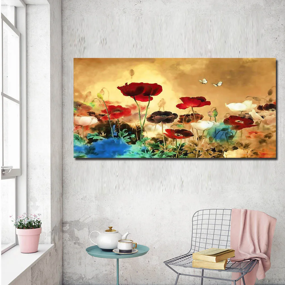 flower canvas wall art picture (2)