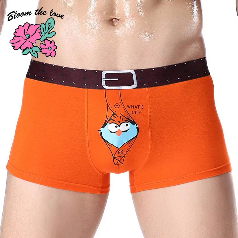 

[Bloom the love] New Men Underwear Modal Cartoon Boxer Mens Panties Cuecas Masculina Man Boxers Underpant Boxershorts M-2XL 0223