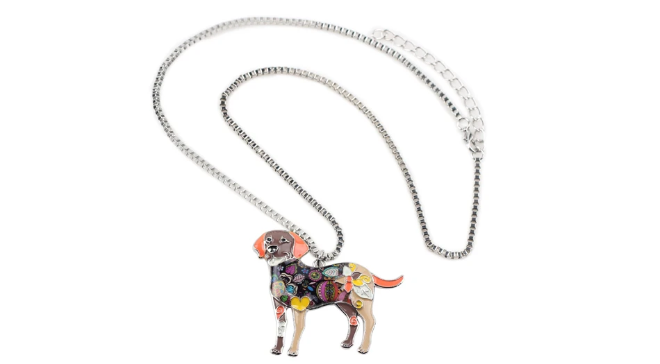 Labrador Dog Choker Necklace Chain Pendant Collar Jewelry Women 4 Labrador Dog Choker Necklace Chain Pendant Collar Jewelry Women 4