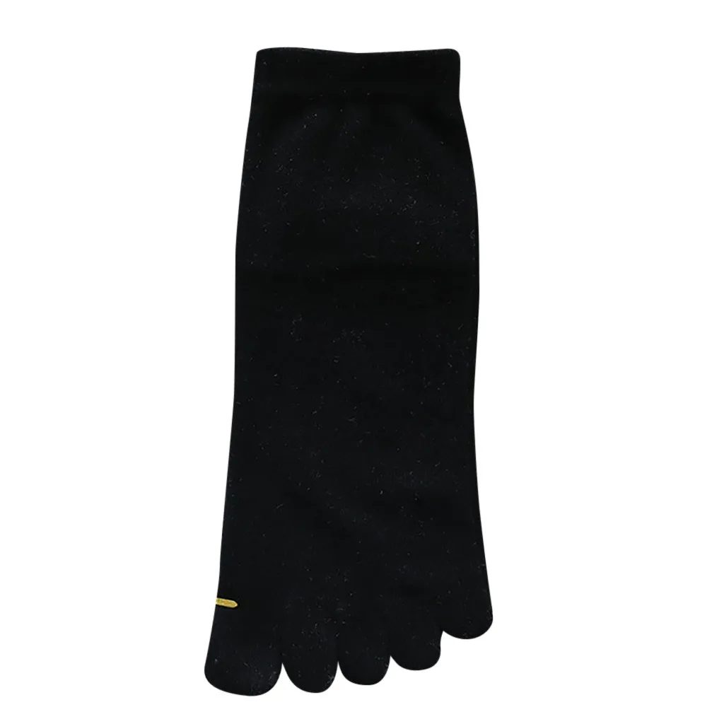 Perimedes/Женские однотонные спортивные носки с разноцветным носком с принтом; носки с пятью пальцами; теплые забавные беговые мягкие носки для гладкости кожи;# y30