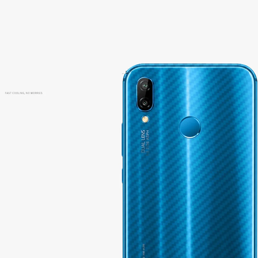 5 шт./лот, для huawei mate 20 Lite, 3D, не оставляет отпечатков пальцев, углеродное волокно, задняя защитная пленка для экрана, для huawei P Smart Plus, Полное стекло