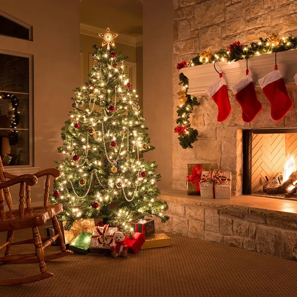 Рождественская гирлянда, Usb светодиодная гирлянда, сказочные огни, декоративная батарея с питанием, занавеска, мишура, для улицы, для дома