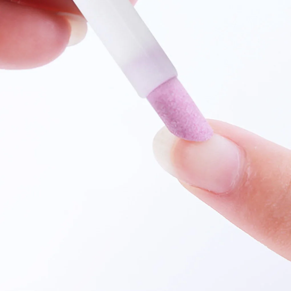 1 шт Портативный кварц, шлифование ручка для ногтей мертвая кожа кутикулы для удаления лака для ногтей Маникюрные палочки пилочки для ногтей